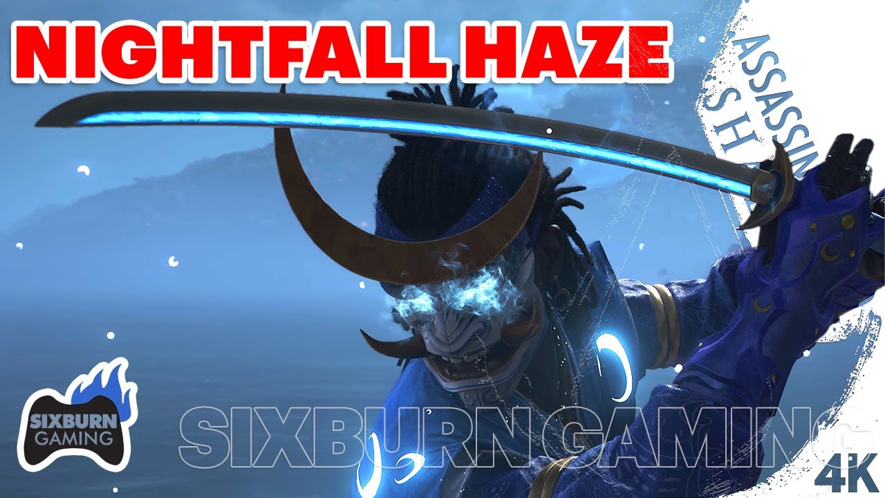Assassin's Creed Shadows Nightfall Haze Long Katana Showcase Gameplay Sun and Moon Pack