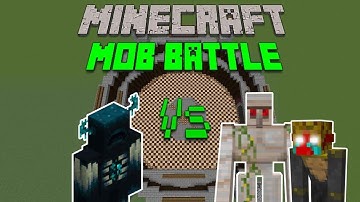 Warden Vs Exterminator Prototype, Monking and more - Minecraft Mob Battle