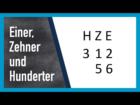 Video: Wie nennt man Einer-Zehner?