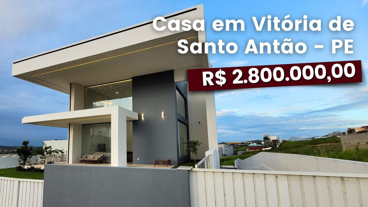 CASA DE ALTO PADRÃO - VITÓRIA DE SANTO ANTÃO - PE
