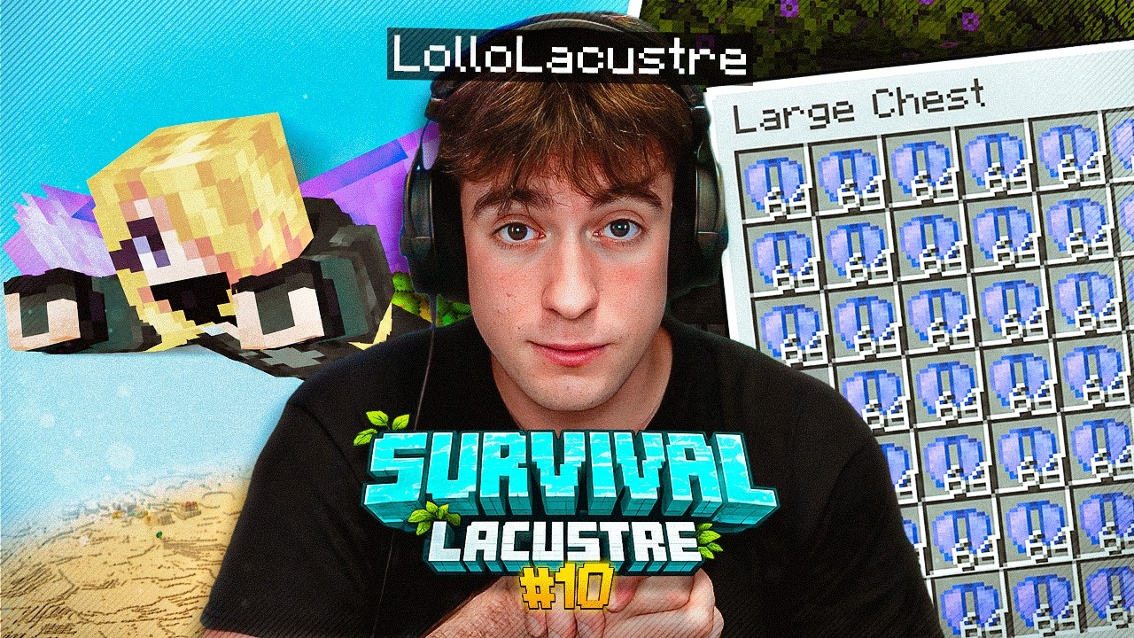 ELYTRA e INCANTESIMI OP!! MINECRAFT SURVIVAL LACUSTRE EP.10