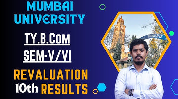 TYB.Com(SEM-V/VI) Revaluation Online Results 2023 l Mumbai University l Mukund Sir