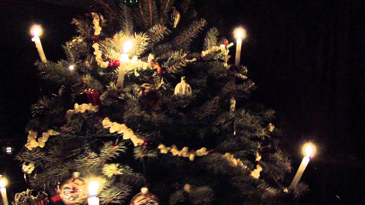 Candle Lit Christmas Tree 2015 YouTube