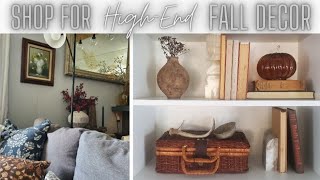 Shop With Me For High-End Fall Decor | Fall Inspired Neutral Decor | Interior Design Tips & More!