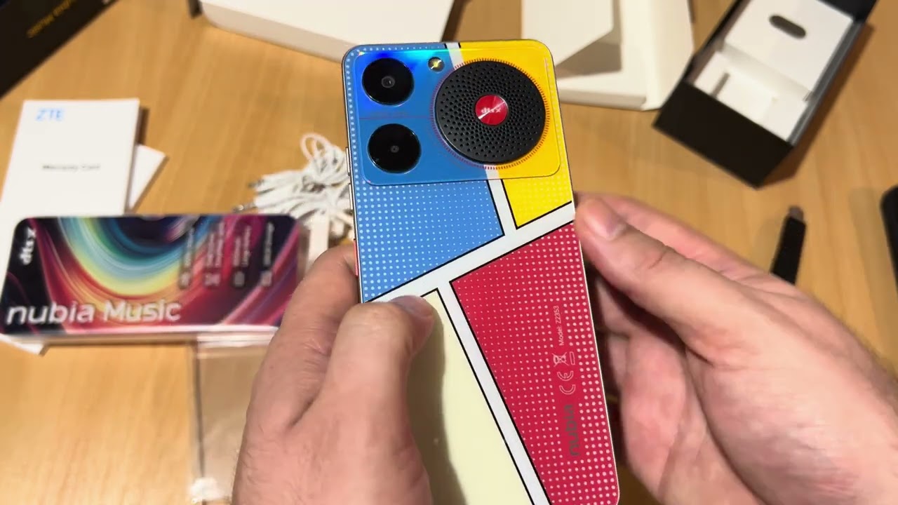 Telefonul cu doua jack-uri si difuzor mare | ZTE nubia Music Pop