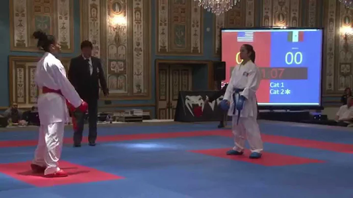 2015 US Open -55 Kg Elite Female Kumite Final Bran...