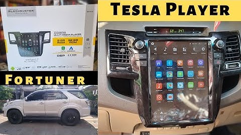 Toyota Fortuner 12" Tesla Player Installation | Blockbuster  BBT- VS-02 | AC control | DSP |Car Play