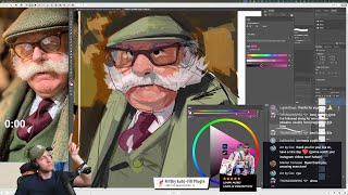 Stylized study, painting, drawing, sculpting, chatting