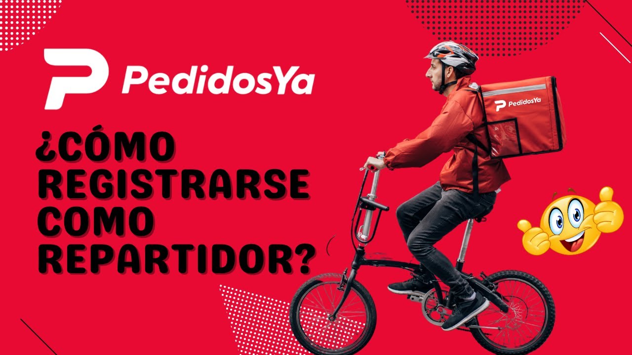 ¿Cómo registrarse en Pedidos Ya como repartidor? 🛵💨 | ¡Paso a paso y ...