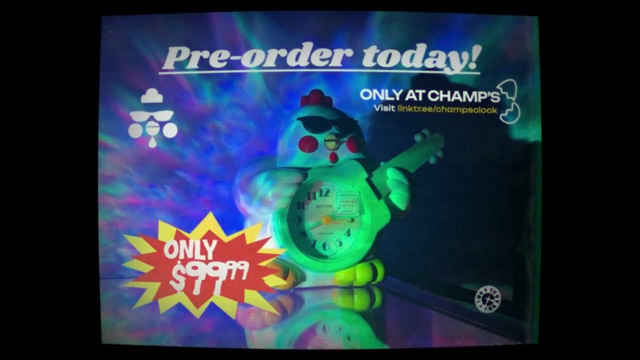 Dreaming of a throwback... "Rock n’ Roll Chicken" Alarm Clock by