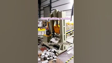 🚀 Stone Splitting Machine – Perfect for 100×100mm Cube Stone Processing! #stonesplitmachine