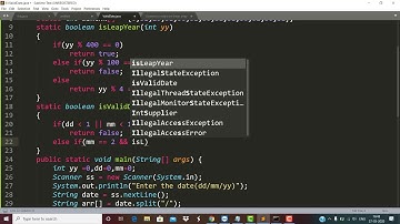 Date Validation in JAVA