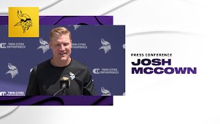 Quarterback Coach Josh McCown on Joining the Vikings and Working with Sam Darnold and J.J. McCarthy