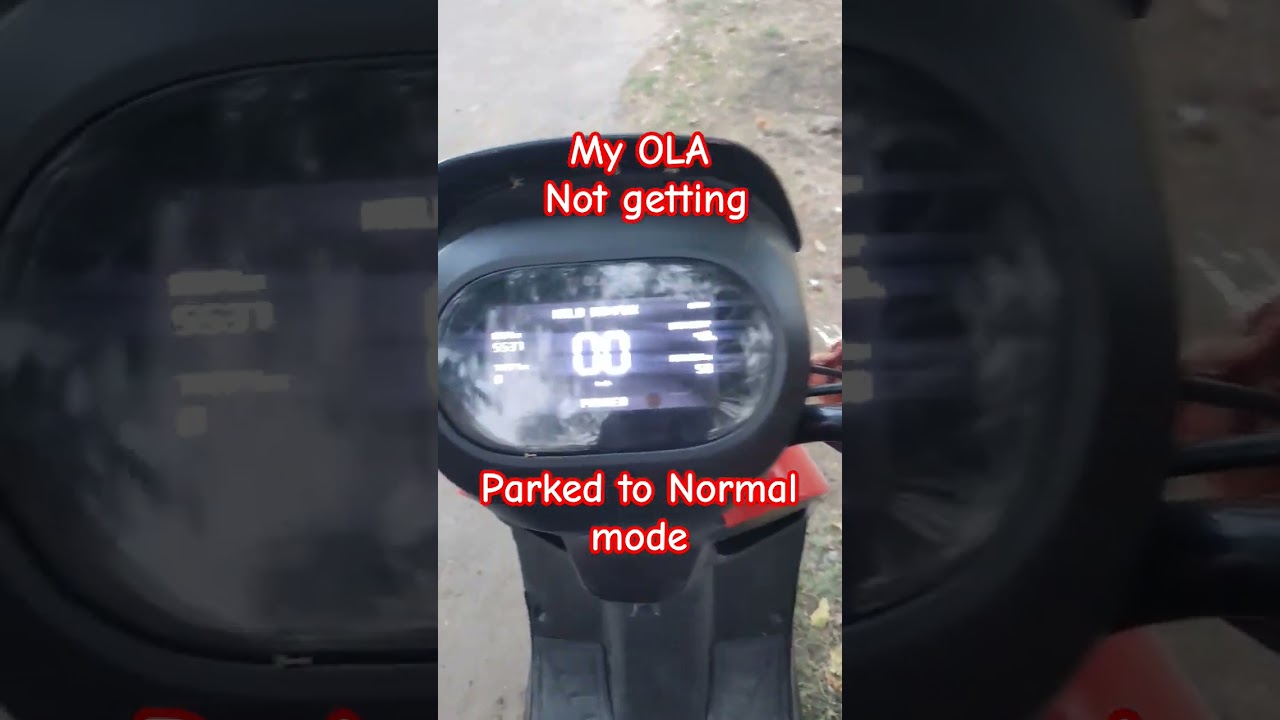 OLA Scooter Issue || Unable to Parked to Normal  or Drive Mode || 