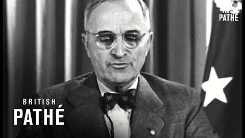 Truman Warns Jap To End War (1940-1949)