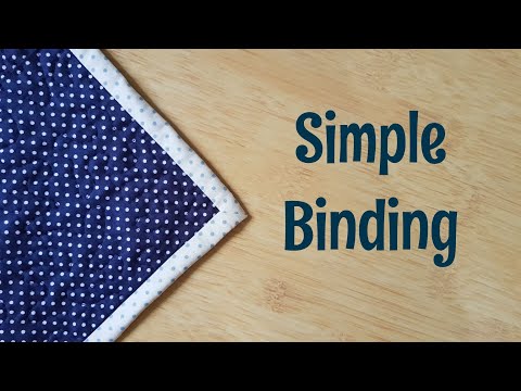 Tutorial | DIY | How to | Cara menjahit : Simple Binding Tutorial / Pasang Bisban pada Quilt-Selimut