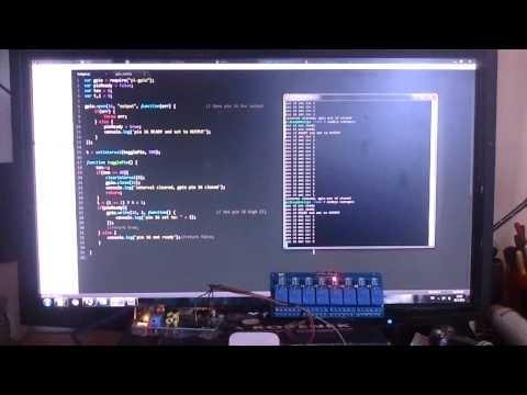 My Raspberry PI controling relayboard