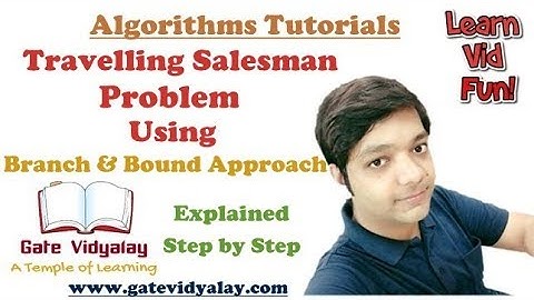 Travelling Salesman Problem Using Branch and Bound Algorithm | Explained step by step