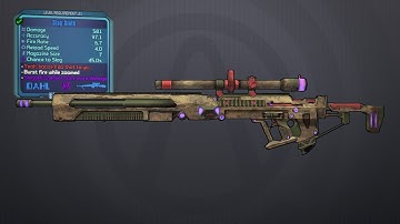 Borderlands 2 Weapon Highlight -- Unique: Sloth
