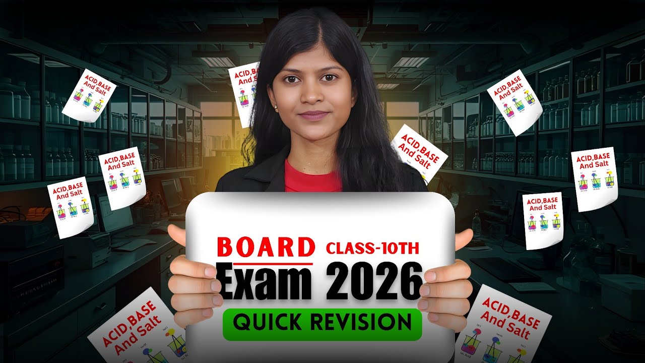 Revise Acids, Bases & Salts FAST! | Board Exam 2026