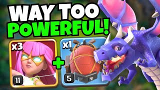 TH14 Dragons + Super Archer Blimp Is FREE 3 Stars!