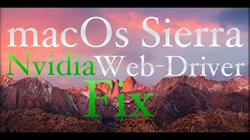 How to fix Nvidia Web Driver For macOs Sierra 10.12 - Super Easy - Hackintosh