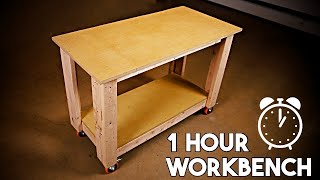 Build A Workbench In A Weekend With These Free Plans!