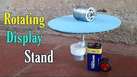 How to Make a Rotating Display Stand (Especially Simple)