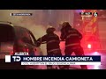 Se incendian dos vehículos durante la madrugada en Guadalajara; investigan su fueron provocados