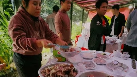 Đám cưới được tổ chức theo kiểu truyền thống // Nhà trai dọn 20 mầm - tronpiu vlog