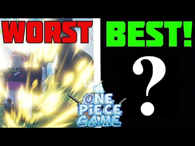 AOPG] UPDATED! ALL RACES RANKED FROM WORST TO BEST IN A One Piece