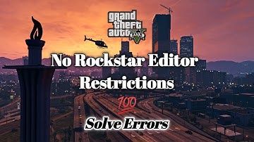 No Rockstar Editor Restrictions 💯Clear | Working with Proof | Urdu/Hindi | PAK GAMING ZONE