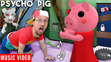 PSYCHO PIG 🎵 FGTeeV Official Music Video (Roblox PIGGY Song)