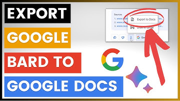 How To Export Google Bard Responses To Google Docs?