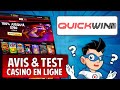 Quickwin casino  avis  test bonus 500