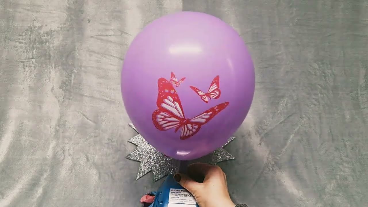 FUN BUTTERFLY BIRTHDAY BALLOON INFLATION AND DEFLATION!!!