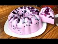 Gelatina mosaico de uva 🍇 CON 2 INGREDIENTES deliciosa y fácil