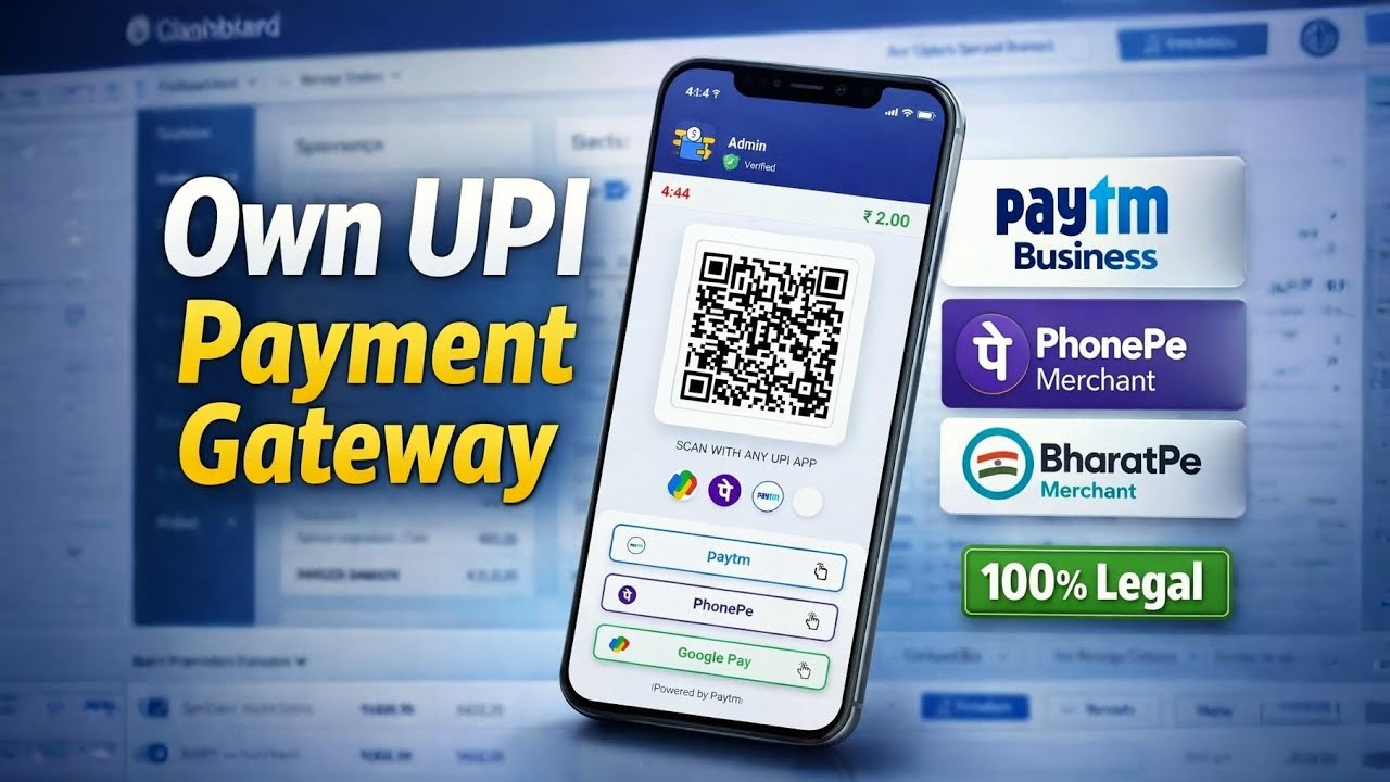 How To Make Own UPI Payment Gateway Website | UPI Payment Gateway ...