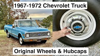 1967-1972 Chevrolet Truck Original Wheels and Hubcaps Guide.
