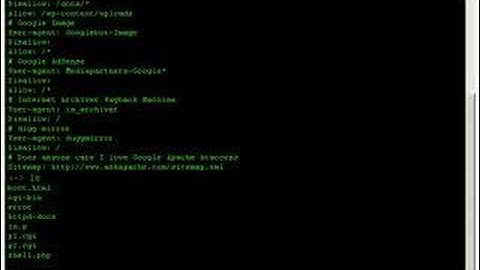 PHP and AJAX shell console