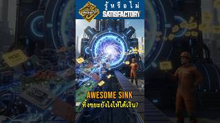 Awesome Sink เปลี่ยนขยะเป็นเงินในเกม Satisfactory #satisfactory  #satisfactorytips #AwesomeSink