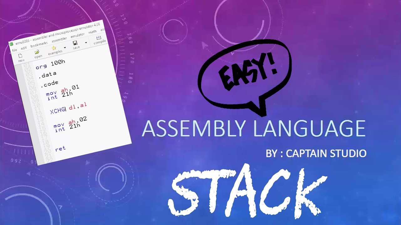 Stack and its types in assembly language hindi/urdu - YouTube