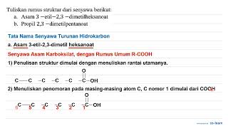 Write the structural formula of the following compounds:
a. 3-ethyl-2,3-dimethylhexanoic acid b. ... Write the structural formula of the following compounds:
a. 3-ethyl-2,3-dimethylhexanoic acid b. ...