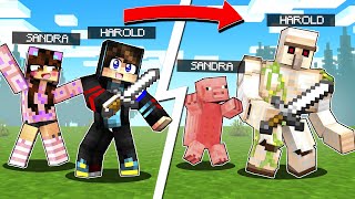 Nos Convertimos En Todos Los Mobs De Minecraft Ft Sandraciresplay Haroldartistplay