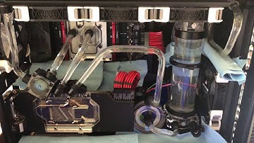 Water cooling leak test