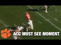 Clemson's Ajou Ajou's Sensational 35-Yard Touchdown Reception | ACC Must See Moment