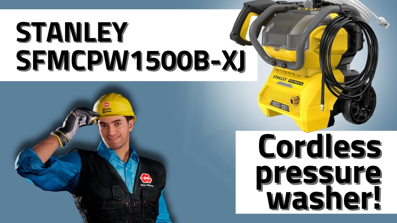 STANLEY SFMCPW1500B-XJ Fatmax® 18 V cordless pressure washer