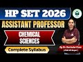 HP SET 2026 🔥 Assistant Professor | Chemical Science | Complete Syllabus | Civilstap