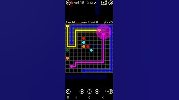 How To Solve Flow Free Jumbo Rainbow Pack Level 15 12x12 Board Walk Through Solution Walkthrough