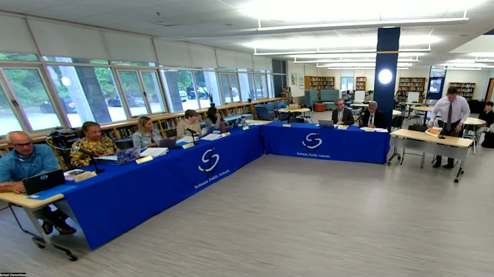 Scituate School Committee Meeting - 09-08-2025